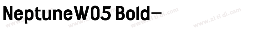 NeptuneW05 Bold字体转换